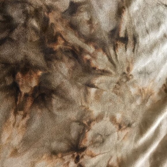 Venezia Tunic Women Brown Tie Dye With Embellished Waist 14/16 Polyester Spandex - Picture 3 of 10